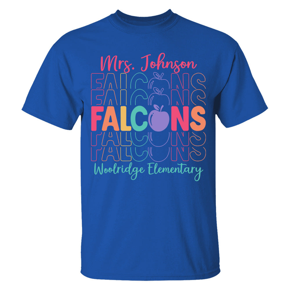 School Mascot Shirt Personalized School Spirit Gift For Teacher Ph99 Do99
