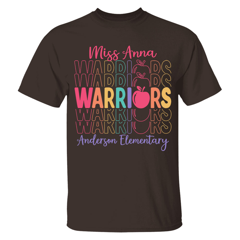 School Mascot Shirt Personalized School Spirit Gift For Teacher Ph99 Do99