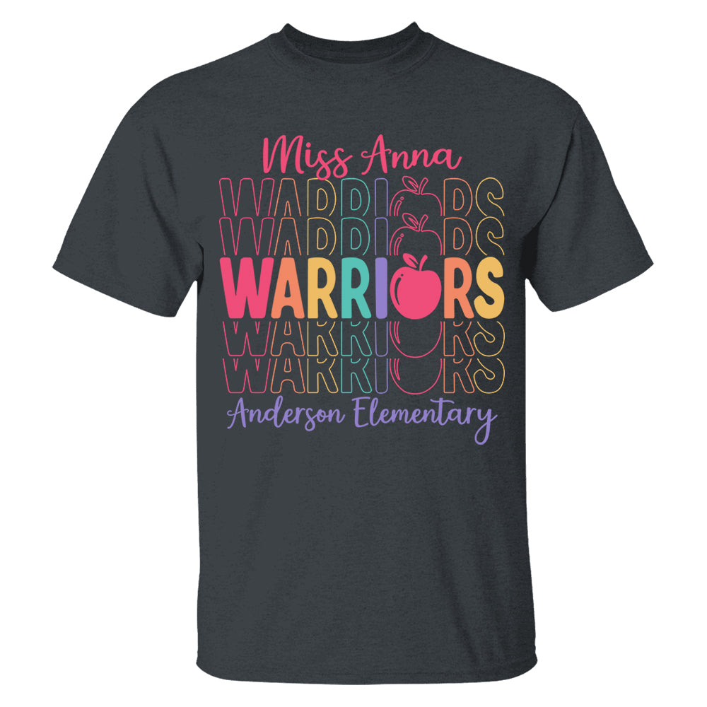 School Mascot Shirt Personalized School Spirit Gift For Teacher Ph99 Do99