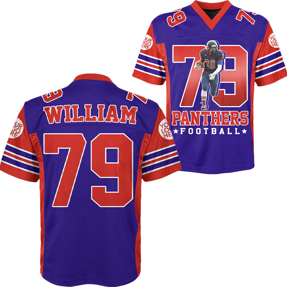 Personalized Jersey Football Custom Photo Football Game Day Gift For Football Lovers - Personalized Gift For Football Player K1702