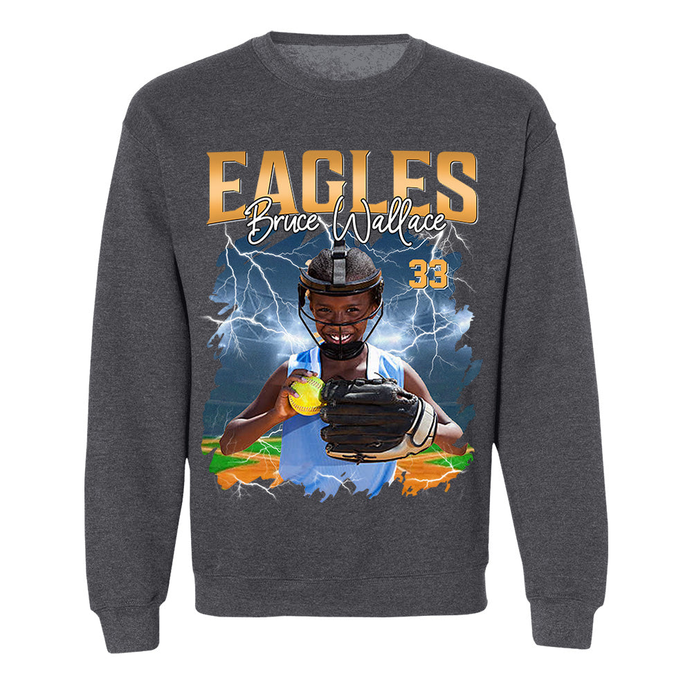 Custom Softball Player Photo With Unique Style Bootleg Shirt - Perfect Shirt For Softball Lovers