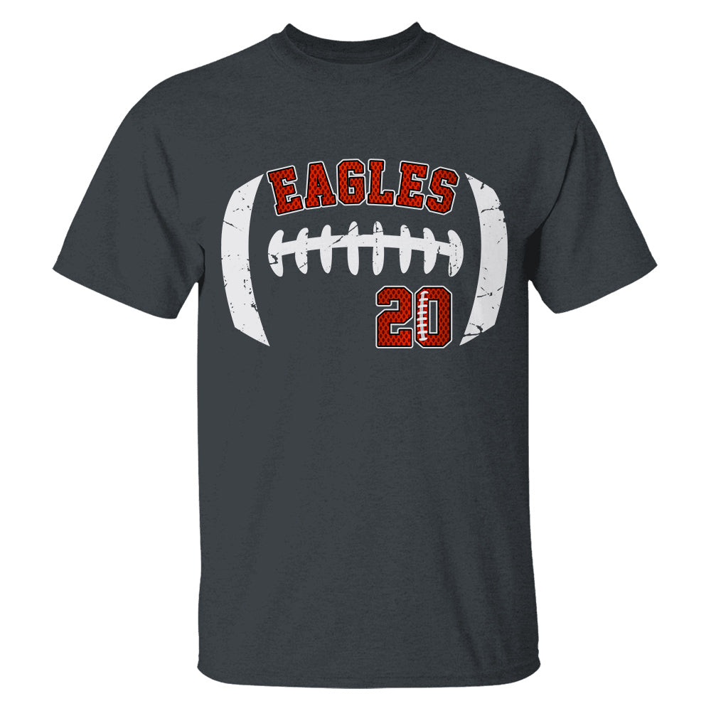 Personalized Shirt American Team Spirit Football Mom All Over Print Shirt For Football Family Member K1702