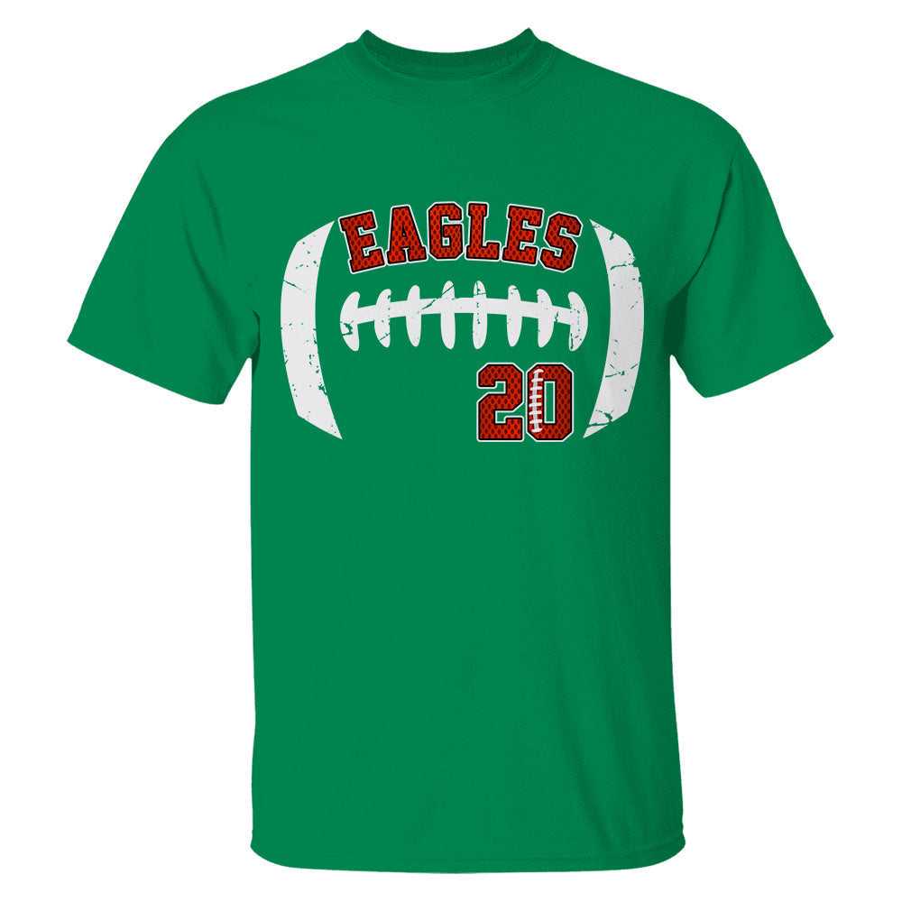 Personalized Shirt American Team Spirit Football Mom All Over Print Shirt For Football Family Member K1702