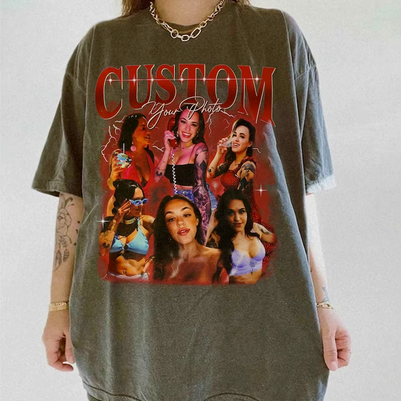 Custom Bootleg Rap Tee, Custom Photo Shirt, Custom Photo Vintage Graphic 90s Tshirt, CUSTOM Your Own Bootleg Idea Here, Insert Your Design