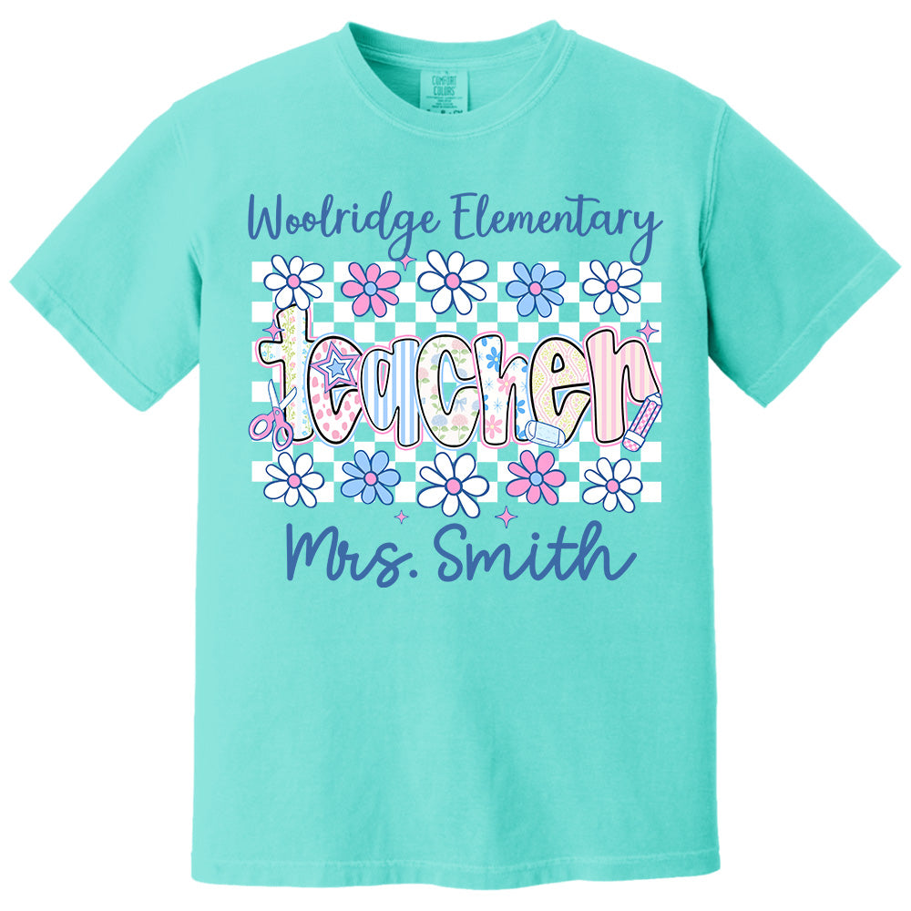 Teacher Back To School, School First Day Personalized Shirt, Appreciation Gift For Teacher Tu24 Pt99