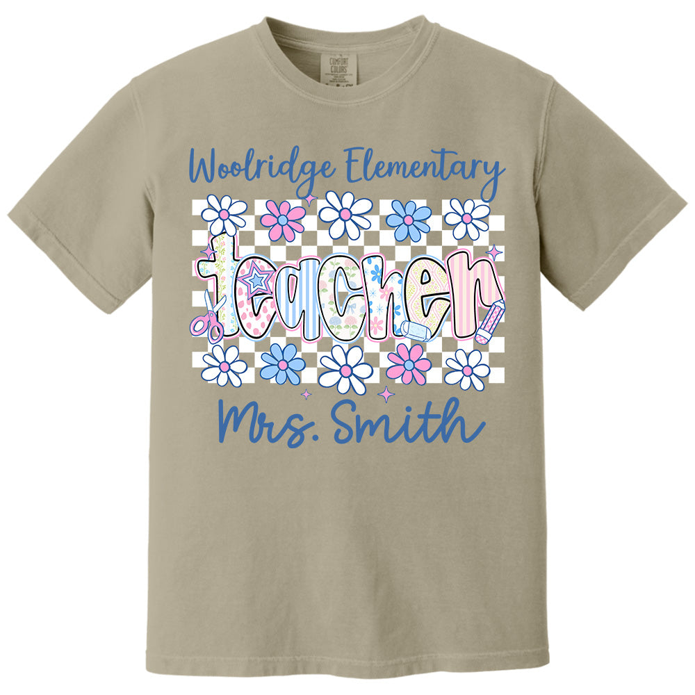Teacher Back To School, School First Day Personalized Shirt, Appreciation Gift For Teacher Tu24 Pt99