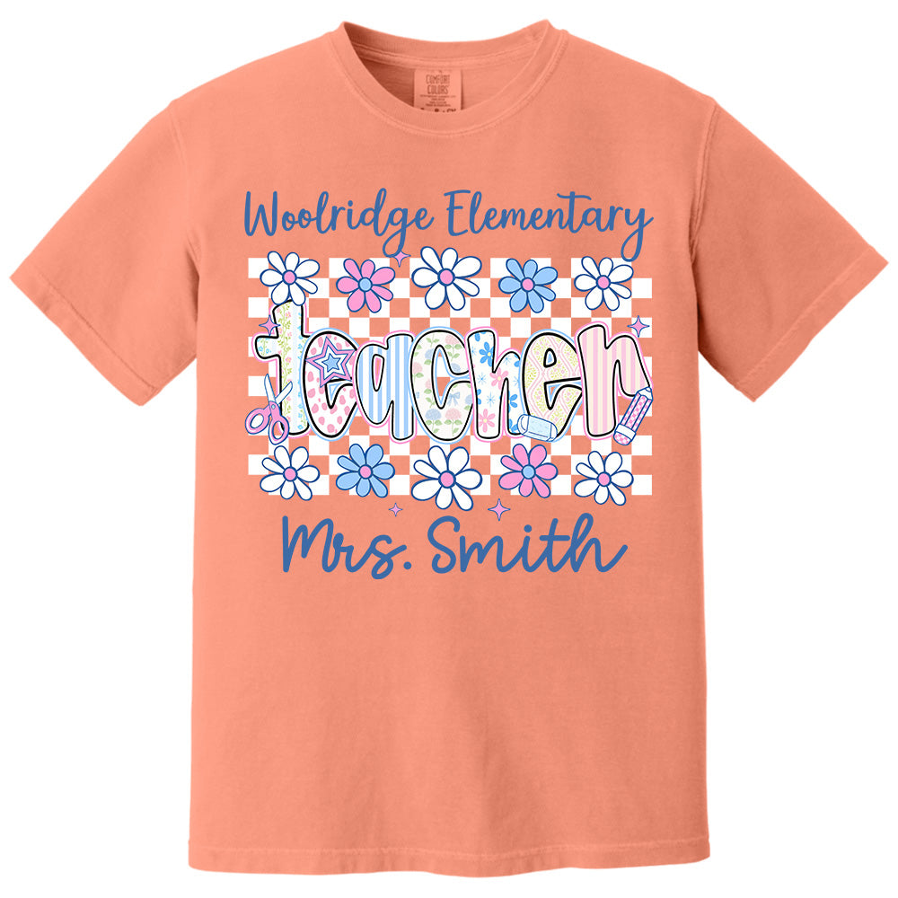 Teacher Back To School, School First Day Personalized Shirt, Appreciation Gift For Teacher Tu24 Pt99