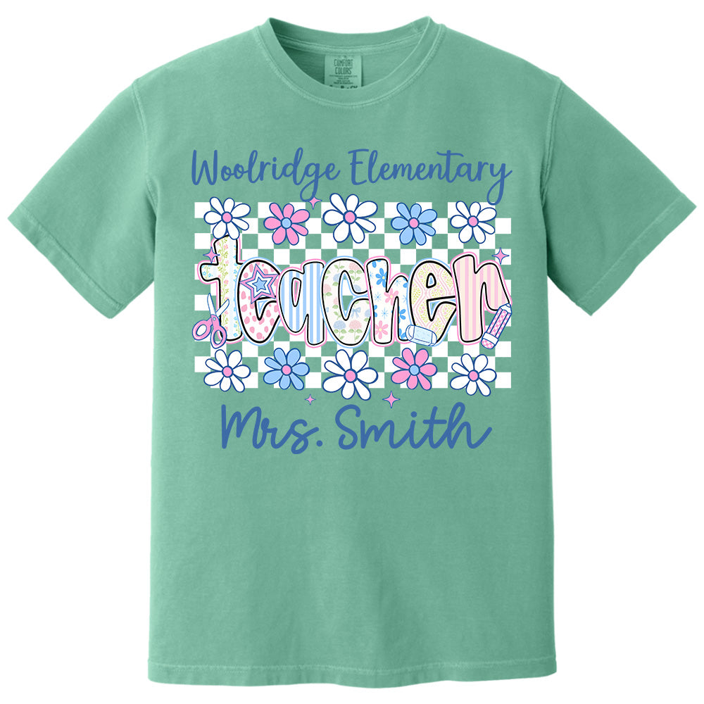 Teacher Back To School, School First Day Personalized Shirt, Appreciation Gift For Teacher Tu24 Pt99